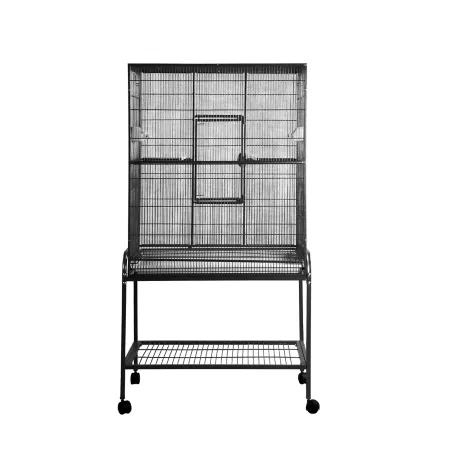 A&E Cage Bird Cage with Stand 32 in x 21 in Black Pet Bird Cages