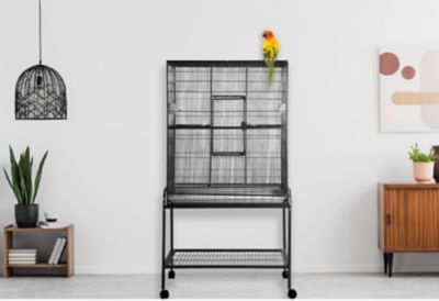 Image showing 2 th A&E Cage 32 in. x 21 in. Flight Cage & Stand, 13221 PLATINUM