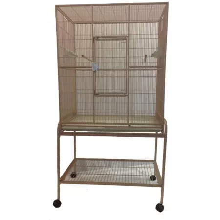 A&E Cage 32 in x 21 in Bird Cage with Stand Sandstone Pet Bird Cages