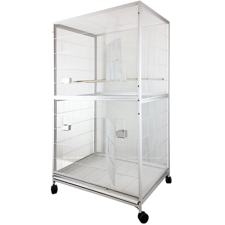 A&E Cage 40 in. x 30 in. Extra Large Flight Cage, 4030FL WHITE
