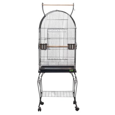 A&E Cage 20 in. x 20 in. Economy Dome Top Cage, 600A BLACK