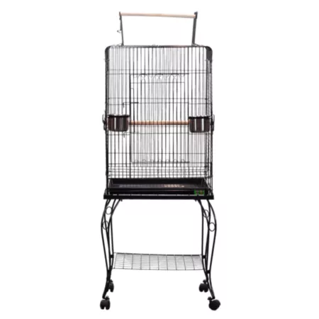 A&E Cage 20 in x 20 in Economical play cage 600H BLACK Pet Bird Cages