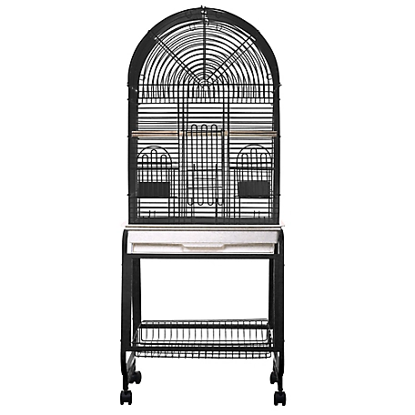 A&E Cage 22 in. x 17 in. Opening Top Cage with Stand, 701 BLACK