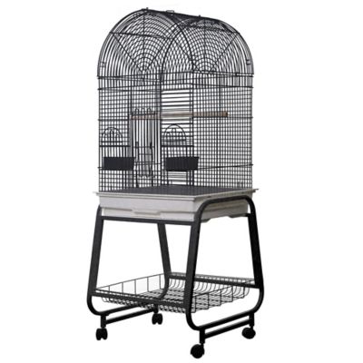 Image showing  22 in. x 17 in. Opening Top Cage with Stand, 701 BLACK