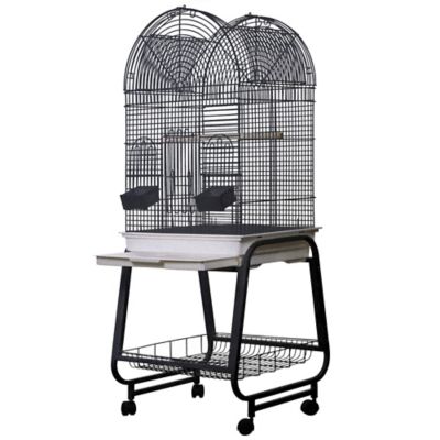 Image showing  22 in. x 17 in. Opening Top Cage with Stand, 701 BLACK