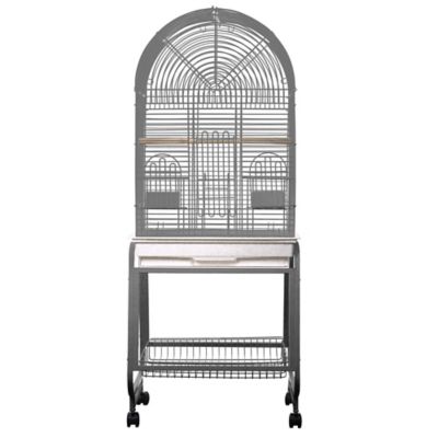 A&E Cage 22 in. x 17 in. Opening Top Cage with Stand, 701 PLATINUM