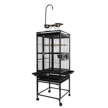 A&E Cage 18 x 18 in. Playtop Cage 3/4 in. Bar Space, 8001818 BLACK