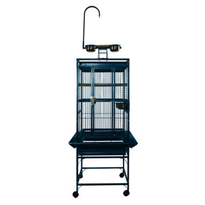 A&E Cage 18 x 18 in. Playtop Cage 3/4 in. Bar Space, 8001818 BLUE