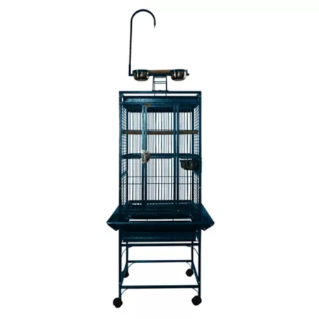 A&E Cage 18 x 18 in Game Board Cage 3/4" Bar Space 8001818 BLUE Pet Bird Cages