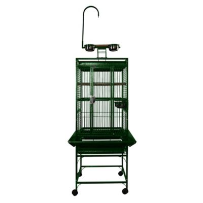 A&E Cage 18 x 18 in. Playtop Cage 3/4 in. Bar Space, 8001818 GREEN