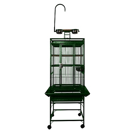 A&E Cage 18 x 18 in. Playtop Cage 3/4 in. Bar Space, 8001818 GREEN