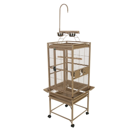 A&E Cage 18 x 18 in. Playtop Cage 3/4 in. Bar Space, 8001818 SANDSTONE