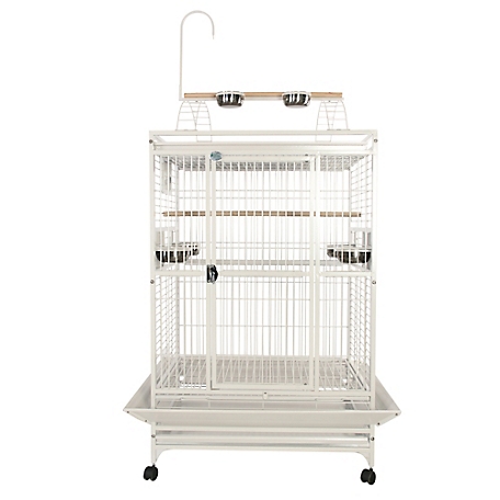 A&E Cage 36 in. x 28 in. Playtop Cage 1 in. Bar Space