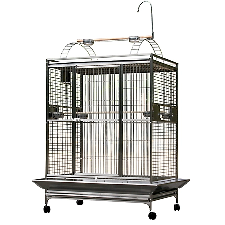 A&E Cage 48 in. x 36 in. Playtop Cage 1 in. Bar Space, 8004836 PLATINUM