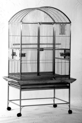 A&E Cage 32 in. x 23 in. Dome-Top Bird Cage with 5/8 in. Bar Space