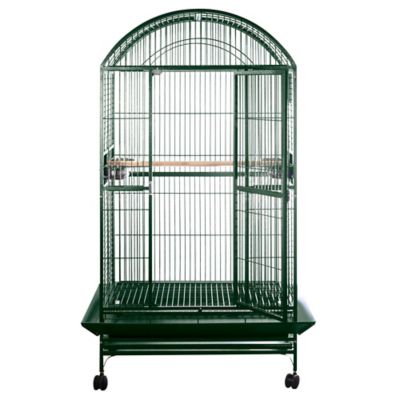 A&E Cage 36 in. x 28 in. Dometop Cage 1 in. Bar Space, 9003628 GREEN