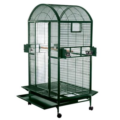 Image showing  36 in. x 28 in. Dometop Cage 1 in. Bar Space, 9003628 GREEN