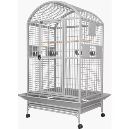 A&E Cage Dometop 36 in x 28 in Bird Cage 1 in Bar Space Pet Bird Cages