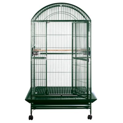 Image showing  40 in. x 30 in. Dometop Bird Cage, 1 in. Bar Space, Green