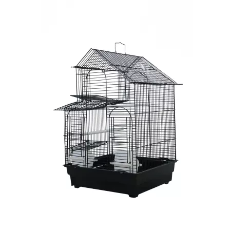 A&E Cage 16 in x 14 in Lightweight Wire House Top Cage AE1614H BLACK SP Pet Bird Cages