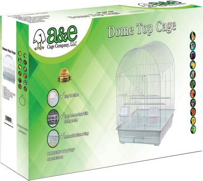 Image showing  18 in. x 18 in. Light Wire Top Cage, AE1818R WHITE SP