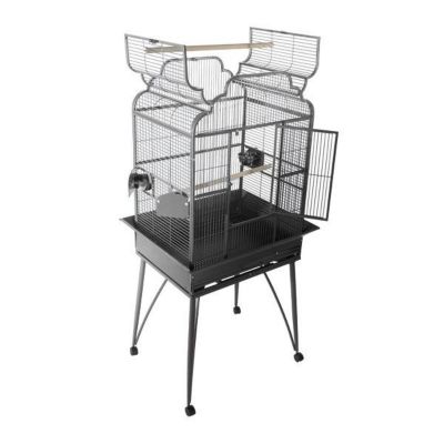 A&E Cage 22 in. x 17 in. Victorian Open Top Cage, B-2217 PLATINUM
