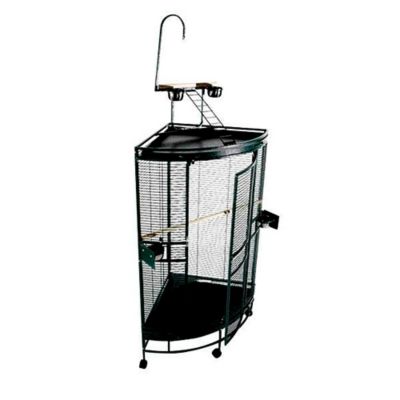 A&E Cage 25 in. x 25 in. Corner Bird Cage with Playtop