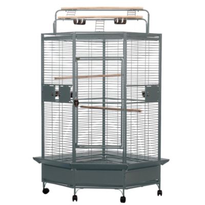 A&E Cage 32 in. x 32 in. Corner Bird Cage with Playpen