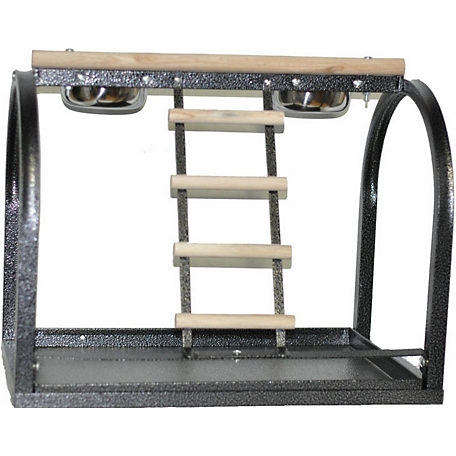 A&E Cage 21 in. x 14 in. Table Stand with Ladders, J11 BLACK