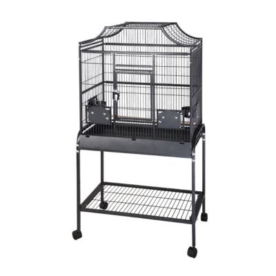 A&E Cage 28 in. x 18 in. Elegant Flight Bird Cage, Black