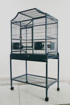 A&E Cage 28 in. x 18 in. Elegant Flight Bird Cage, Blue