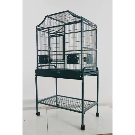 A&E Cage 28 in x 18 in Stylish Bird Cage Blue Pet Bird Cages