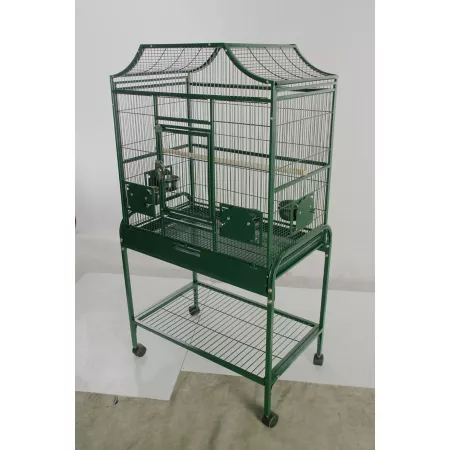 A&E Cage 28 in x 18 in Stylish Bird Cage Green Pet Bird Cages