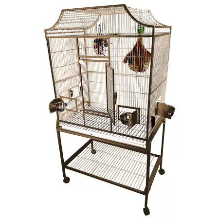 A&E Cage 32 in x 21 in Elegant Sandstone Bird Cage Pet Bird Cages