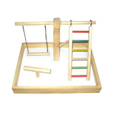 A&E Cage 20 in. x 15 in. Wooden Table Play Station and Perch