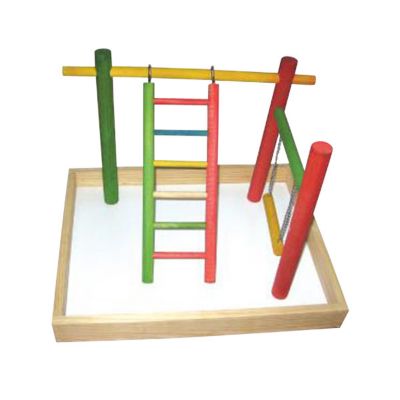 A&E Cage 20 in. x 15 in. Wood Tabletop Play Station, HB46411
