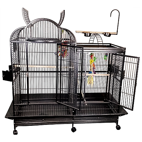 A&E Cage 42 in. x 26 in. Split Level House Cage, PC-4226D BLACK