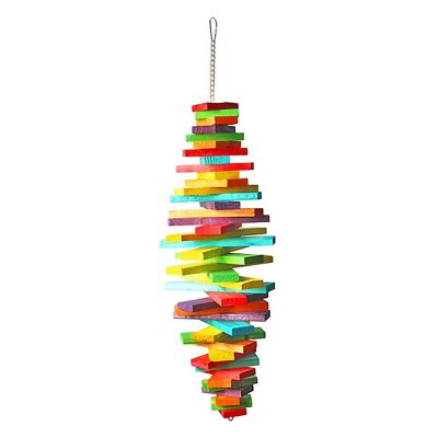 A&E Cage Happy Beaks Medium Spiral Block Toy, HB01268