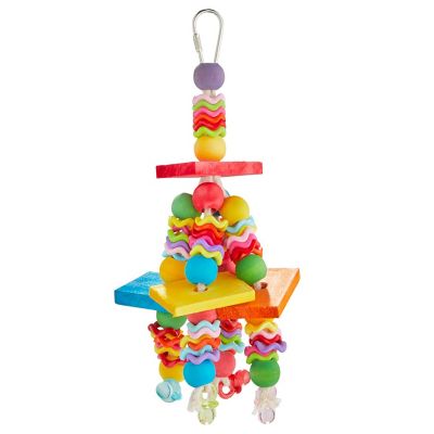 A&E Cage Happy Beaks Fiesta Block Bird Toy