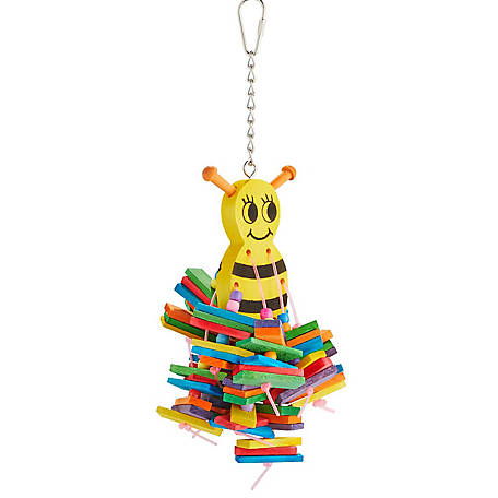 A&E Cage Happy Beaks Busy Bee Bird Toy, HB01413
