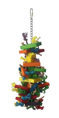 A&E Cage Happy Beaks Small Cluster Blocks Bird Toy
