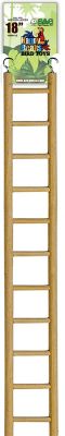 A&E Cage Happy Beaks Wooden Hanging Ladder Bird Toy, 18 in.