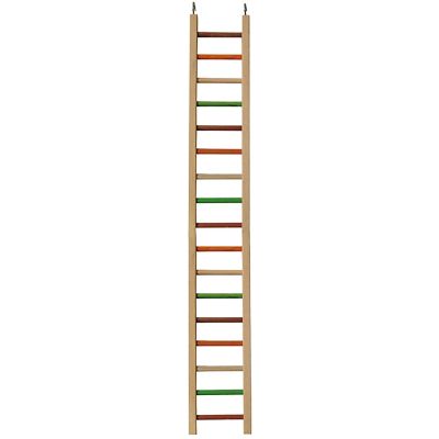 A&E Cage Happy Beaks Wooden Hanging Ladder Bird Toy, 37.5 in.