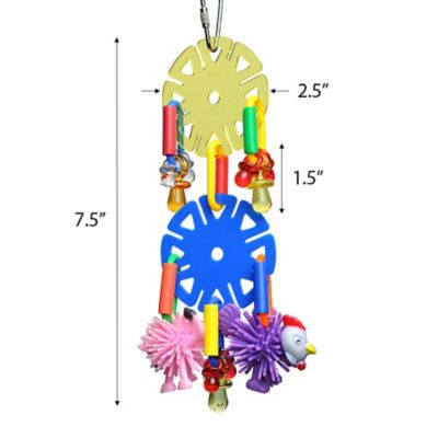 AE Cage Company Happy Beaks Deluxe Fruit Ring Tropical Delight main image 0