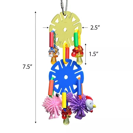 A&E Cage Happy Beaks Spikey Friends Bird Toy Pet Bird Toys