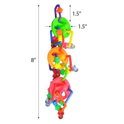 A&E Cage Happy Beaks Spinners and Pacifiers Bird Toy