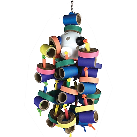 A&E Cage Happy Beaks Ring King Bird Toy