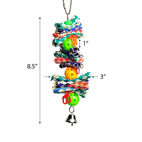 A&E Cage Happy Beaks Hanging Finger Trap Bird Toy