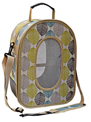 Image showing A&E Cage Voyager Large Fabric Bird Carrier, 18.5 in., Tan