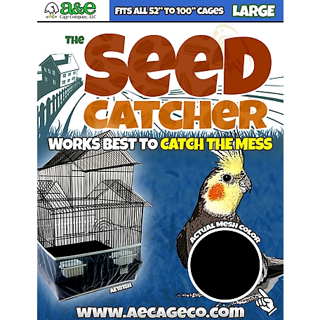 A&E Cage Large Seed Catcher: 52 in. to 100 in., HB1511L